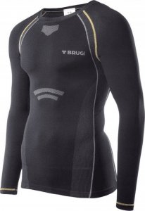 Brugi Bielizna termoaktywna męska bluza 4RC3 czarna rozmiar S/M 2