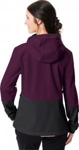 Vaude Kurtka damska softshell Tremalzo - fioletowo-czarna 36 2