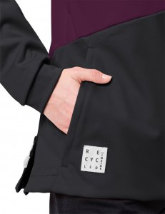 Vaude Kurtka damska softshell Tremalzo - fioletowo-czarna 36 4