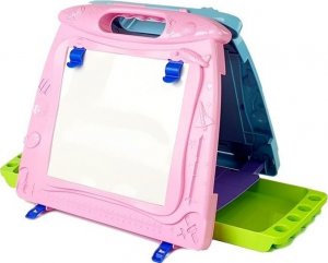LeanToys Tablica do Rysowania Dwustronna Pisaki Magnesy 4