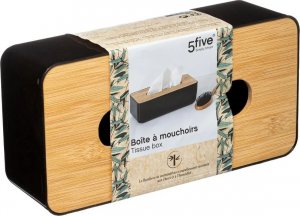 5five Pudełko na chusteczki Natureo czarne 2