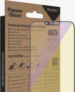 PanzerGlass Ultra-Wide Fit iPhone 14 Plus / 13 Pro Max 6,7" Screen Protection Antibacterial Easy Aligner Included Anti-blue light 2793 3