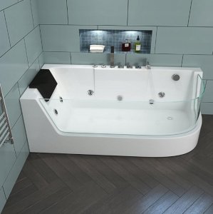 Wanna Home Deluxe Jednoosobowa wanna z hydromasażem 170x80x59 4