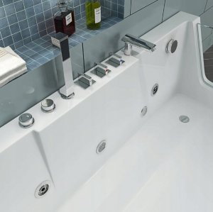 Wanna Home Deluxe Jednoosobowa wanna z hydromasażem 170x80x59 6