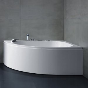 Wanna AWT Narożna Wanna Z Hydromasażem 180/130 z Baterią 2