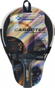 Donic Rakietka do tenisa stołowego CarboTec 7000 + pokrowiec 10