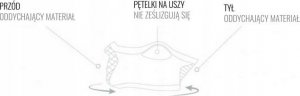 Maska antysmogowa Naroo NA MASK X5s sky-beige 2