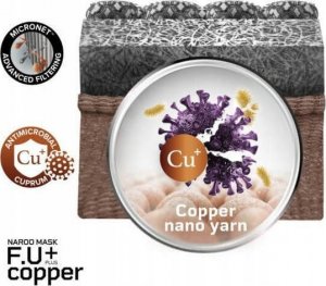 Maska antysmogowa Naroo NA MASK FU+ COPPER black - filtrująca L 4