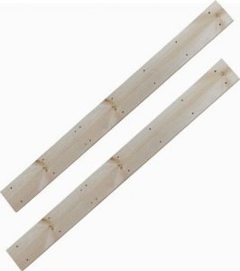 Wamar-Sosenka Noga 2 szt do regału MAXI wysokość 115 cm Surowa Drewno sosnowe 3