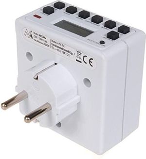 Maclean Timer cyfrowy MCE30G Czasomierz - programator cyfrowy, niemieckie gniazdo. 5