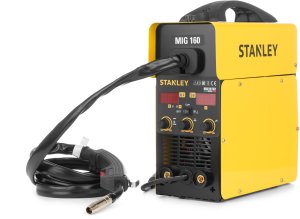 Stanley inwerterowa spawarka mig/mag 160 a, no gas + przyłbica lcd e-protection 2000 e 2