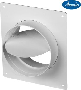 AWENTA Kołnierz przyścienny Awenta KO125-27/22 okrągły fi125mm z zaworem 6