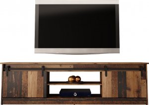 Cama Meble Szafka RTV GRANERO 200x56,7x35 old wood 3