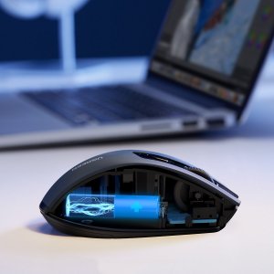 Mysz Ugreen optyczna mysz bezprzewodowa USB 2.4GHz 4000 DPI czarny (MU006) 13
