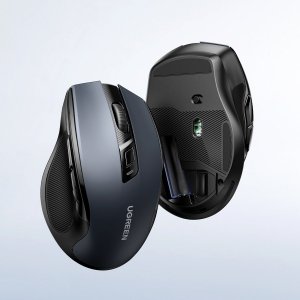 Mysz Ugreen optyczna mysz bezprzewodowa USB 2.4GHz 4000 DPI czarny (MU006) 18