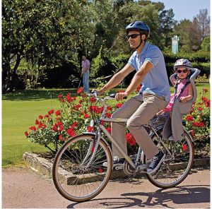 OK Baby Fotelik Dziecięcy BODYGUARD NEW 27,5”-29” Pręt 114 Stopni ZN+H70 + Zapięcie Srebrny (OKB-BGR-732-SR-NEW) 3