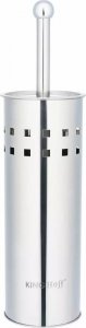 KingHoff SZCZOTKA DO WC Z pojemnikiem ze stali nierdzewnej KK-3220 5