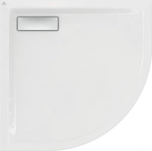 Brodzik Ideal Brodzik ekstra plaski 80x80 cm - ćwierć koła - UltraFlat New - biały - Standard 4