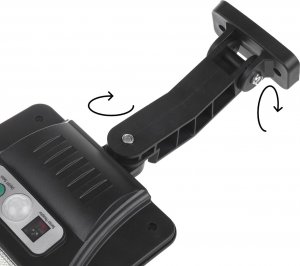 Maclean Solarna lampa uliczna LED z czujnikiem ruchu i pilotem IP54, 4W, 400lm, 6500K, Li-ion 1200 mAh, 3 tryby pracy MCE446 4