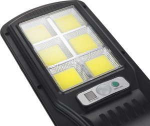 Maclean Solarna lampa uliczna LED z czujnikiem ruchu i pilotem IP54, 4W, 400lm, 6500K, Li-ion 1200 mAh, 3 tryby pracy MCE446 6