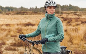 Vaude Kurtka polarowa sportowa damska Yaras - czerwona 38 8