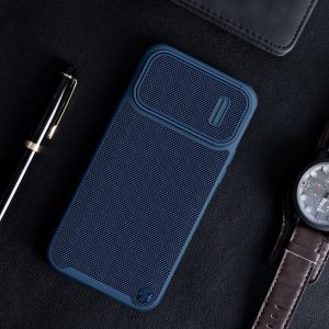 Pokrowiec Nillkin Nillkin Textured S Case etui iPhone 14 Plus pancerny pokrowiec z osłoną na aparat czarny 15