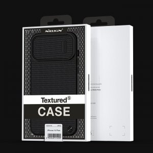 Pokrowiec Nillkin Nillkin Textured S Case etui iPhone 14 Plus pancerny pokrowiec z osłoną na aparat czarny 5