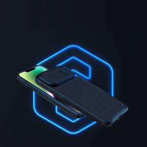 Pokrowiec Nillkin Nillkin Textured S Case etui iPhone 14 Plus pancerny pokrowiec z osłoną na aparat czarny 7