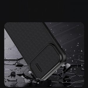 Pokrowiec Nillkin Nillkin Textured S Case etui iPhone 14 Plus pancerny pokrowiec z osłoną na aparat czarny 8
