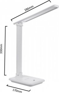 Lampka biurkowa Maclean biała (MCE616W) 11