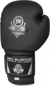 DBX BUSHIDO Rękawice bokserskie treningowe z systemem Active Clima  "BLACK MASTER"  12oz 2186 15