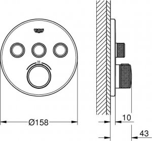 Bateria prysznicowa Grohe Grohtherm SmartControl chrom (GROHE_29121000) 3