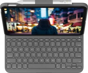 Logitech Slim Folio for iPad (10th gen) - GREY - UK (920-011429) 2