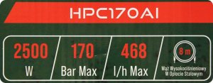 Myjka ciśnieniowa Stalco Myjka ciśnieniowa 24,5 kg - 2500 W hpc170a s-97905 13