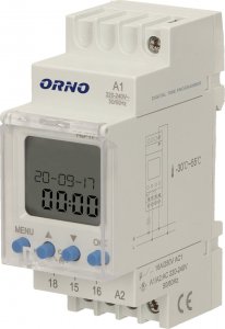 Orno PROGRAMATOR CZASOWY NA SZYNE DIN 100 PROGRAMÓW 2