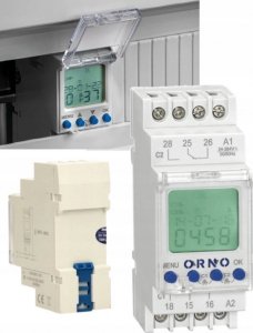 Orno PROGRAMATOR CZASOWY NA SZYNE DIN 100 PROGRAMÓW 3