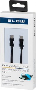 Plecak Blow usb-c 2.0 1,5m czarne plec 2