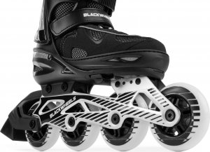 Rolki Blackwheels Flex Pro rekreacyjne regulowane czarne r. M 34-37 6
