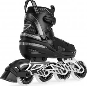 Rolki Blackwheels Flex Pro rekreacyjne regulowane czarne r. M 34-37 3
