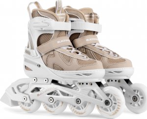 Rolki Blackwheels Flex Pro rekreacyjne regulowane beżowe r. M 34-37 5