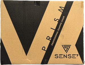 Fotel SENSE7 Prism materiałowy czarno-niebieski 8