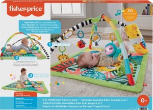 Fisher Price Mata edukacyjna 3w1 Las tropikalny HJW08 3