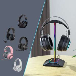 Mozos Stojak na słuchawki RGB LED D12 6