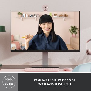 Kamera internetowa Logitech Brio 300 Rose (960-001448) 2