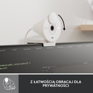 Kamera internetowa Logitech Brio 300 Off White (960-001442) 5