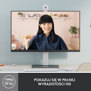 Kamera internetowa Logitech Brio 300 Off White (960-001442) 2