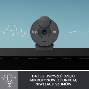 Kamera internetowa Logitech Brio 300 Graphite (960-001436) 4