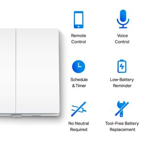 TP-Link Tapo S220 - Podwójny, jednobiegunowy wyłącznik światła Smart 2