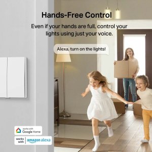 TP-Link Tapo S220 - Podwójny, jednobiegunowy wyłącznik światła Smart 4