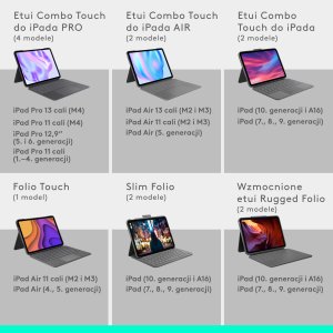 Logitech Slim Folio, etui z klawiaturą do iPada (10. gen. i A16), QWERTY układ US international - Szary (920-011413) 8